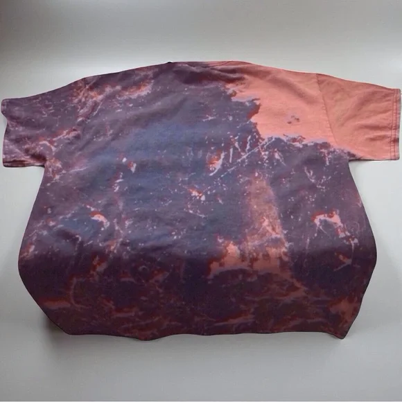 AC/DC Dirty Deeds Graphic Tee | Handmade Tie-Dye | Grunge Rock Aesthetic - Picture 5 of 7